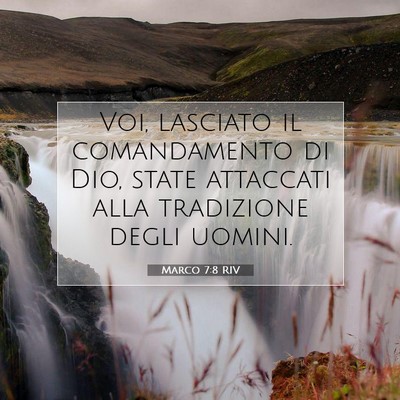 Marco 7:8 Versetto della Bibbia Spiegato