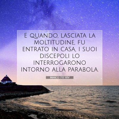 Marco 7:17 Versetto della Bibbia Spiegato
