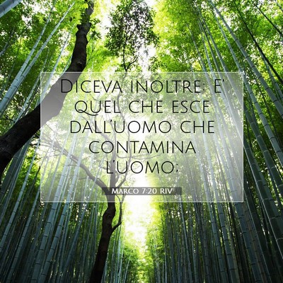 Marco 7:20 Versetto della Bibbia Spiegato