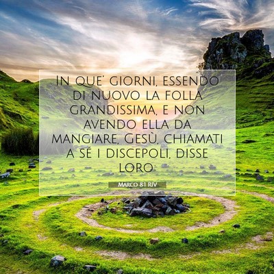 Marco 8:1 Versetto della Bibbia Spiegato