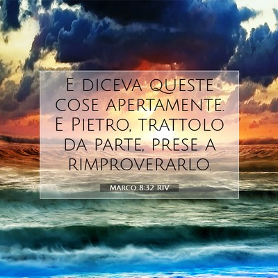 Marco 8:32 Versetto della Bibbia Spiegato