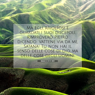 Marco 8:33 Versetto della Bibbia Spiegato