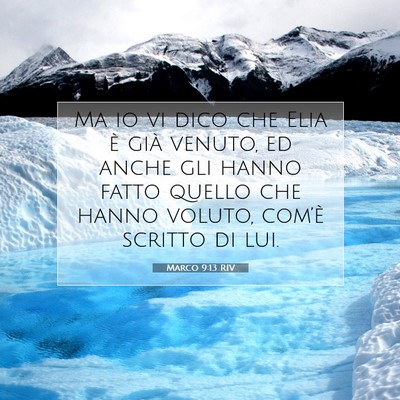 Marco 9:13 Versetto della Bibbia Spiegato