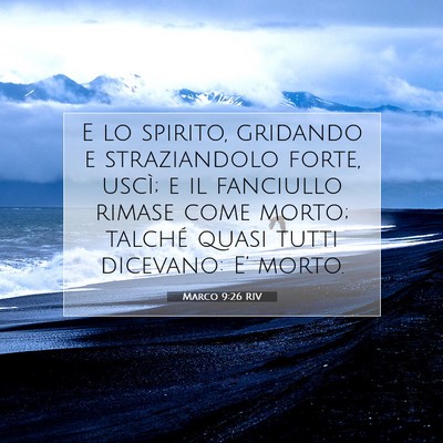 Marco 9:26 Versetto della Bibbia Spiegato