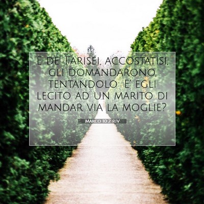 Marco 10:2 Versetto della Bibbia Spiegato