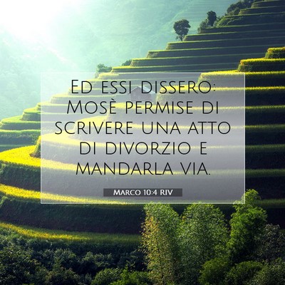 Marco 10:4 Versetto della Bibbia Spiegato