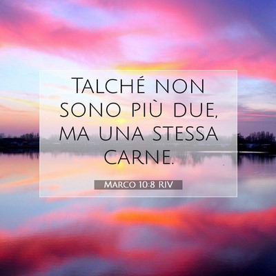 Marco 10:8 Versetto della Bibbia Spiegato
