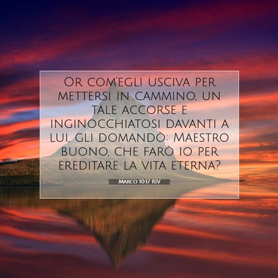 Marco 10:17 Versetto della Bibbia Spiegato