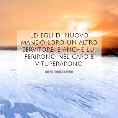 Marco 12:4 Versetto della Bibbia Spiegato