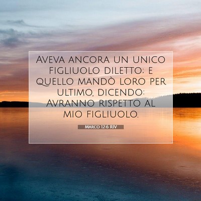 Marco 12:6 Versetto della Bibbia Spiegato