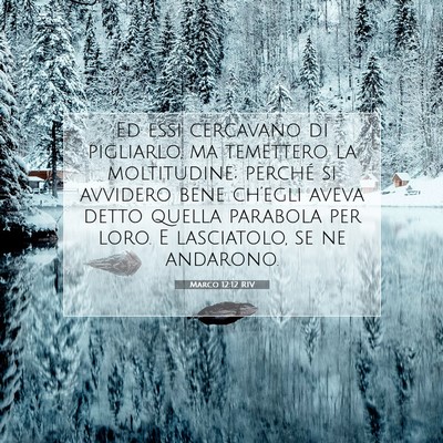 Marco 12:12 Versetto della Bibbia Spiegato