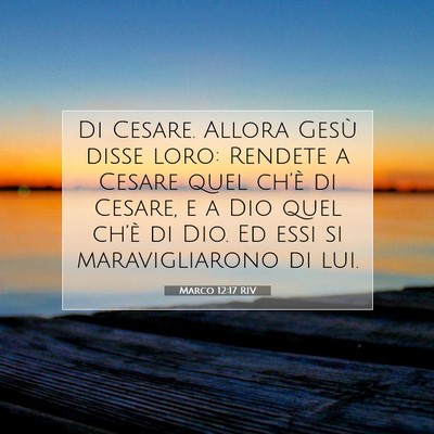 Marco 12:17 Versetto della Bibbia Spiegato