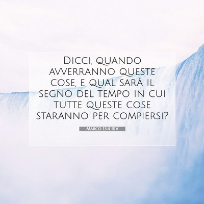 Marco 13:4 Versetto della Bibbia Spiegato