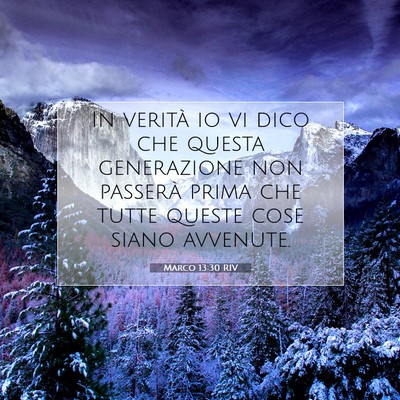 Marco 13:30 RIV Immagine del Versetto della Bibbia