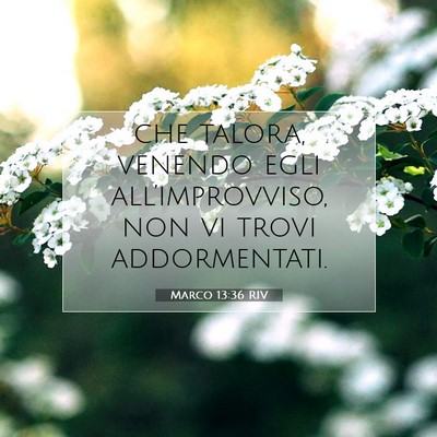 Marco 13:36 Versetto della Bibbia Spiegato
