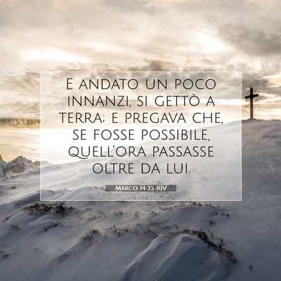 Marco 14:35 Versetto della Bibbia Spiegato