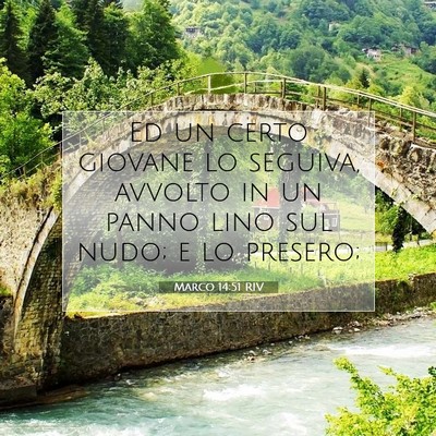Marco 14:51 Versetto della Bibbia Spiegato