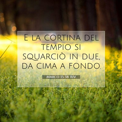 Marco 15:38 Versetto della Bibbia Spiegato