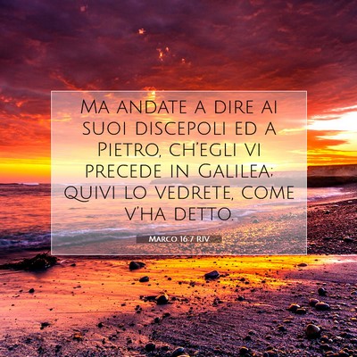 Marco 16:7 Versetto della Bibbia Spiegato