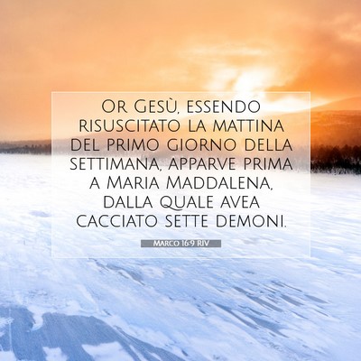 Marco 16:9 Versetto della Bibbia Spiegato