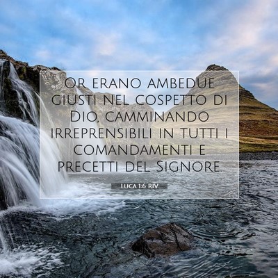 Luca 1:6 Versetto della Bibbia Spiegato
