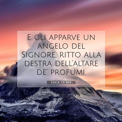 Luca 1:11 Versetto della Bibbia Spiegato