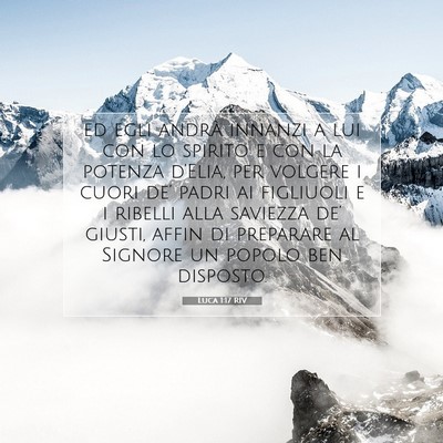 Luca 1:17 Versetto della Bibbia Spiegato