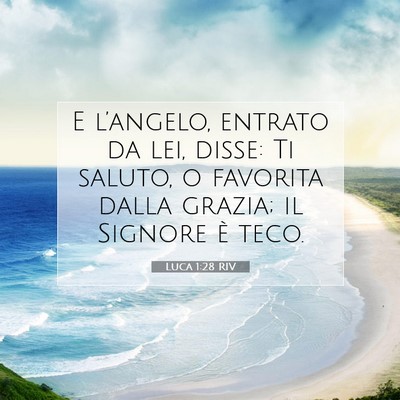 Luca 1:28 Versetto della Bibbia Spiegato