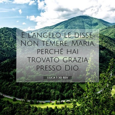 Luca 1:30 Versetto della Bibbia Spiegato
