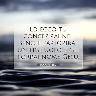 Luca 1:31 Versetto della Bibbia Spiegato