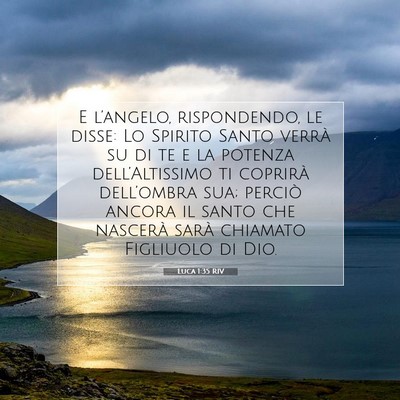 Luca 1:35 Versetto della Bibbia Spiegato