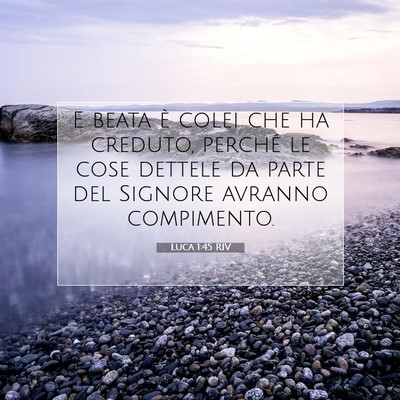 Luca 1:45 Versetto della Bibbia Spiegato