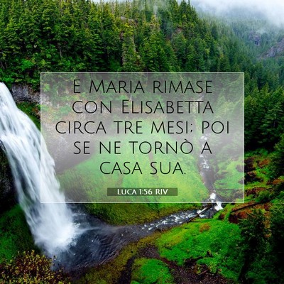 Luca 1:56 Versetto della Bibbia Spiegato