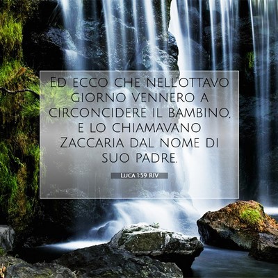 Luca 1:59 Versetto della Bibbia Spiegato