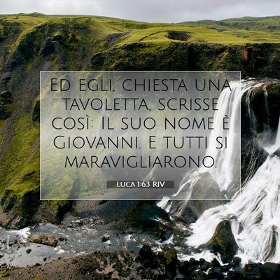 Luca 1:63 Versetto della Bibbia Spiegato
