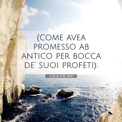 Luca 1:70 Versetto della Bibbia Spiegato