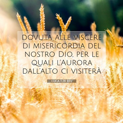 Luca 1:78 Versetto della Bibbia Spiegato