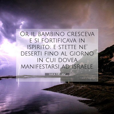 Luca 1:80 Versetto della Bibbia Spiegato
