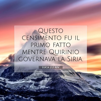 Luca 2:2 Versetto della Bibbia Spiegato