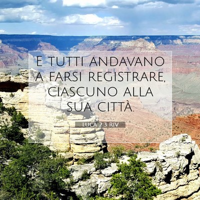Luca 2:3 Versetto della Bibbia Spiegato