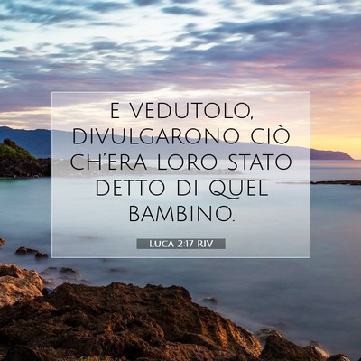 Luca 2:17 Versetto della Bibbia Spiegato
