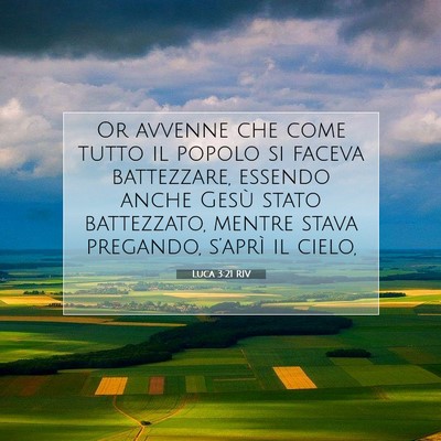 Luca 3:21 RIV Immagine del Versetto della Bibbia
