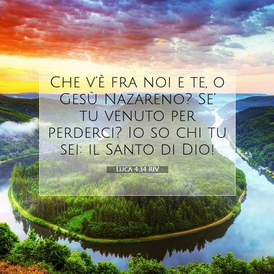 Luca 4:34 RIV Immagine del Versetto della Bibbia