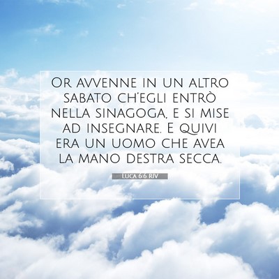 Luca 6:6 Versetto della Bibbia Spiegato