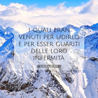 Luca 6:18 Versetto della Bibbia Spiegato