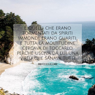 Luca 6:19 Versetto della Bibbia Spiegato