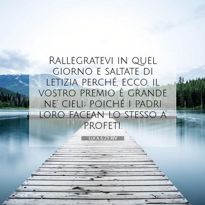 Luca 6:23 Versetto della Bibbia Spiegato