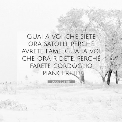 Luca 6:25 Versetto della Bibbia Spiegato