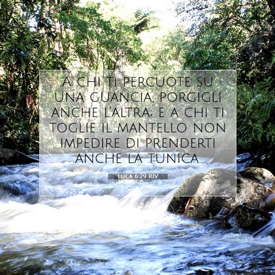 Luca 6:29 Versetto della Bibbia Spiegato