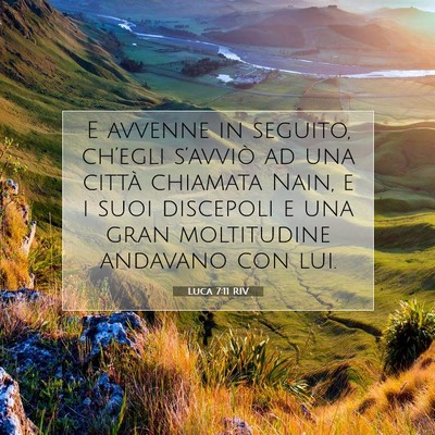 Luca 7:11 Versetto della Bibbia Spiegato